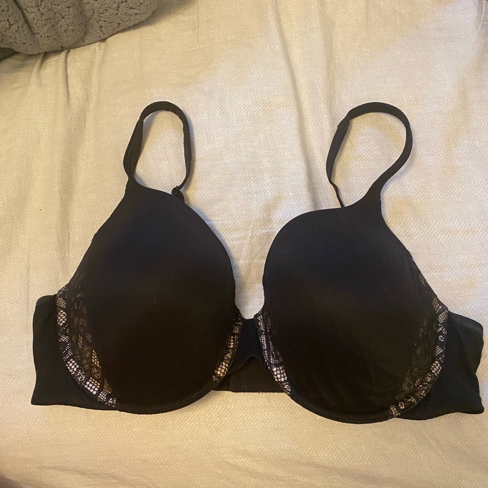Black with lace Body by Victoria’s Secret bra
